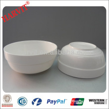 Nuevo diseño 5.5inch gran porcelana blanca de poca profundidad Bowl